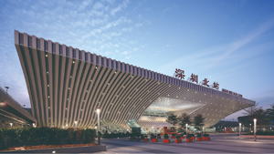 深圳北站高铁led广告